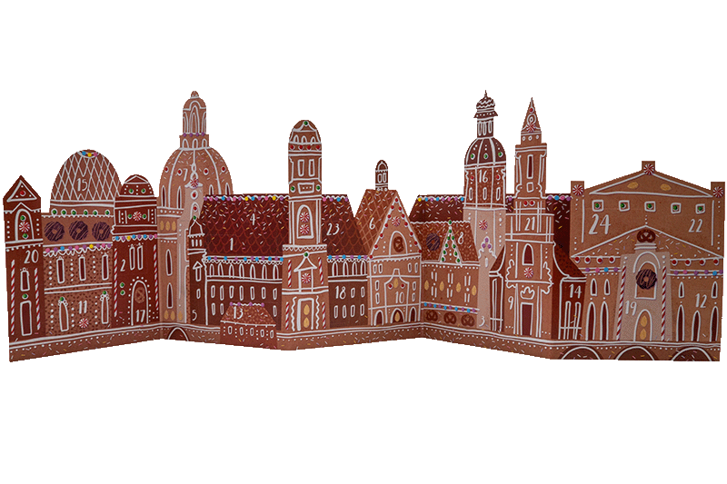 PopUp Adventskalender Pfefferkuchen Dresden