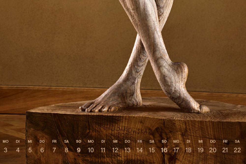 Kalender Wood 2025